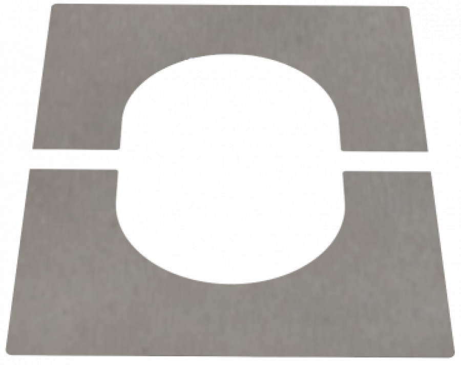 DW PLUS Teller-Rosette 2-teilig 0–40°, Doppelwandig - Edelstahl