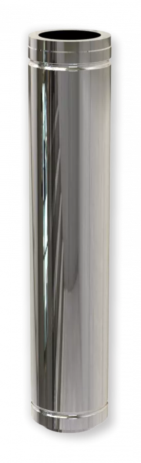 Längenelement doppelwandig 1000 mm Ø 100 mm – MG HOFMANN DW PLUS