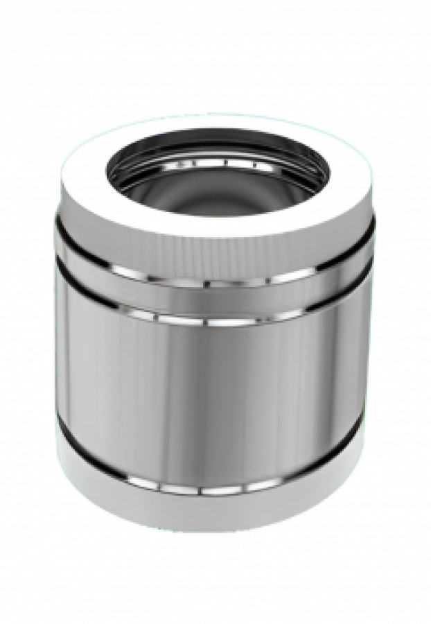 DW PLUS Längenelement 250 mm Doppelwandig - Edehlstahl