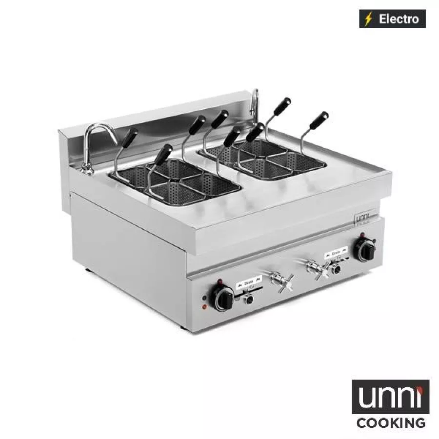 Nudelkocher 2x12L elektrisch – 2 x 7 kW, Körbe inklusive