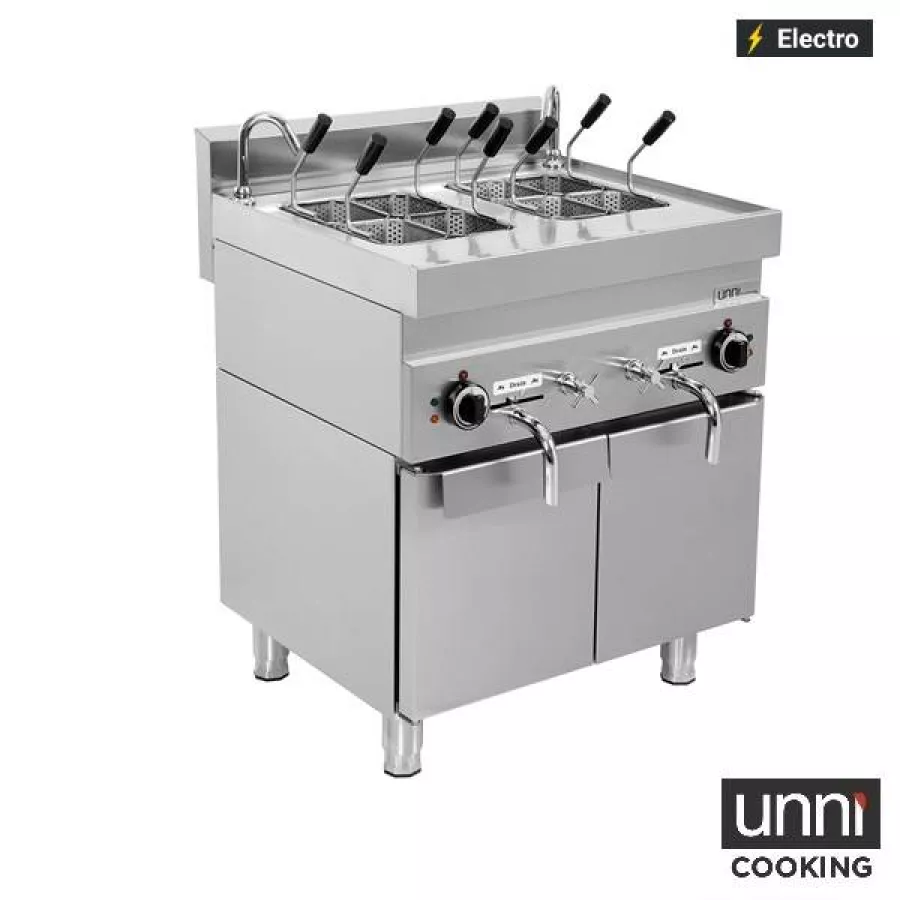 Nudelkocher 2x12L elektrisch – 2 x 7 kW, Körbe inklusive