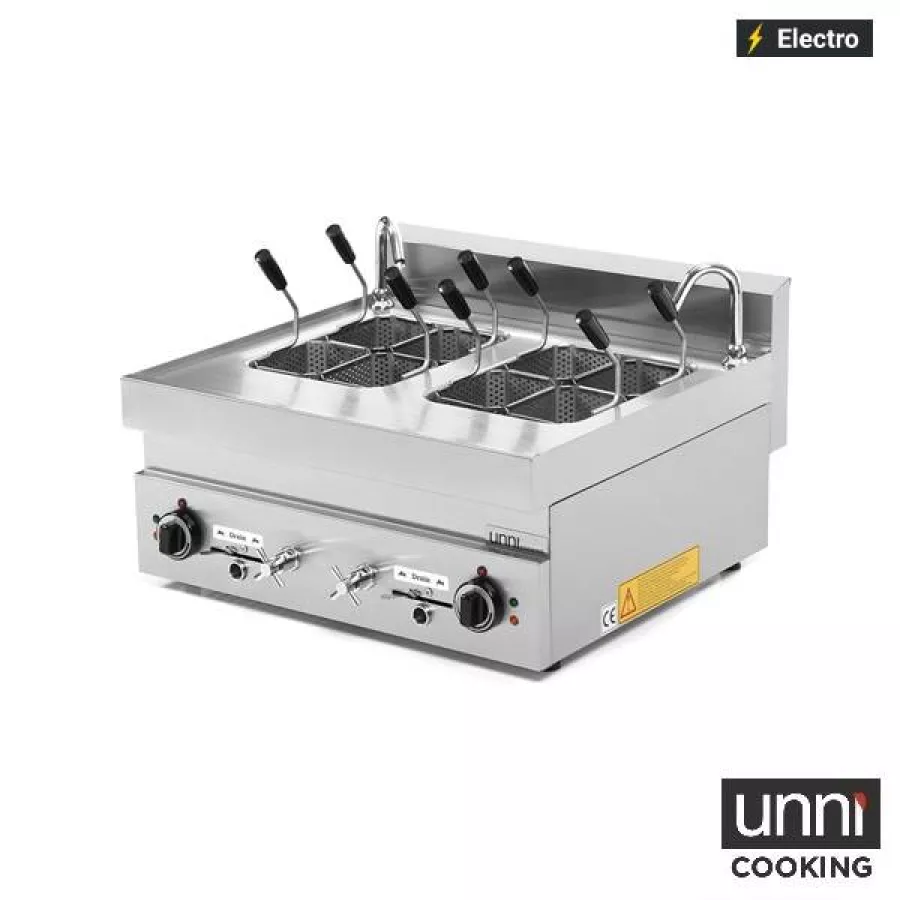 Nudelkocher 2x12L elektrisch – 2 x 7 kW, Körbe inklusive