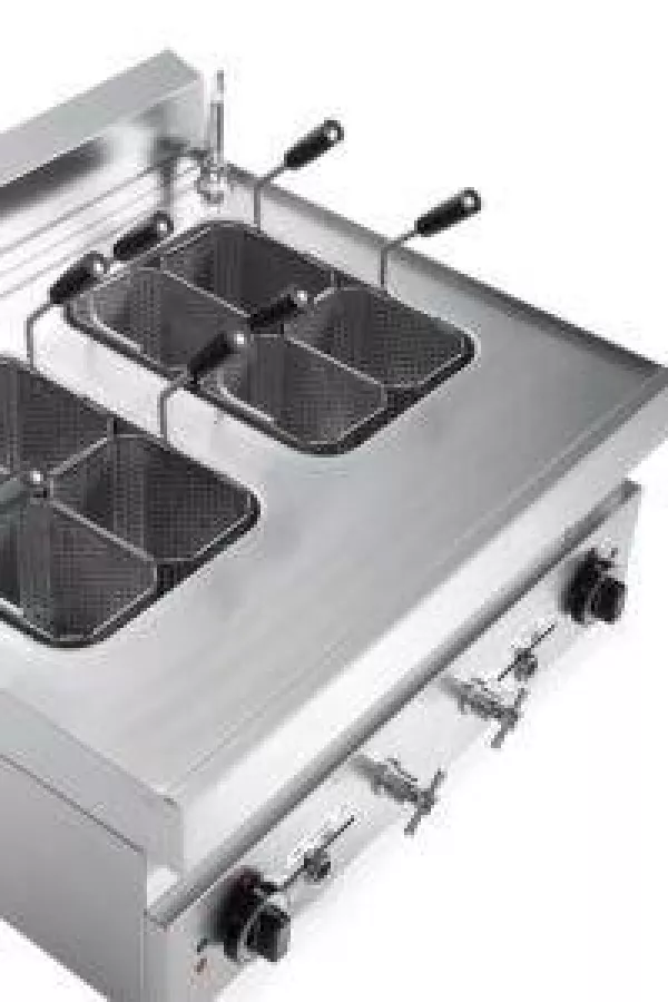 Nudelkocher 2x12L elektrisch – 2 x 7 kW, Körbe inklusive