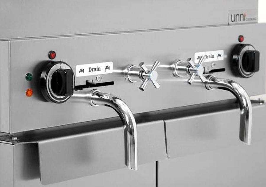 Nudelkocher 2x12L elektrisch – 2 x 7 kW, Körbe inklusive