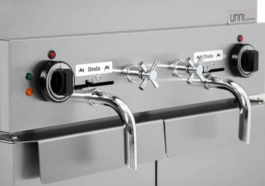 Nudelkocher 2x12L elektrisch – 2 x 7 kW, Körbe inklusive