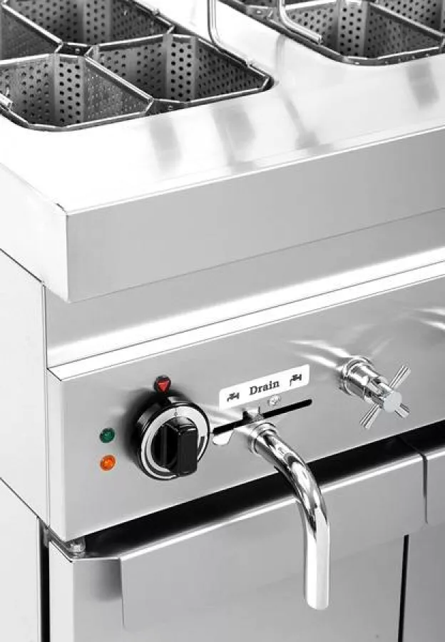 Nudelkocher 2x12L elektrisch – 2 x 7 kW, Körbe inklusive