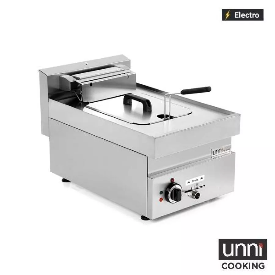 Fritteuse UnniCooking 650 LINE 1x10L – Kaltzone, Ablasshahn