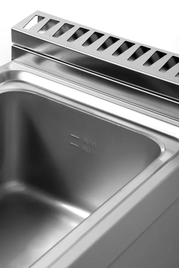 Bain Marie 700 elektrisch, 2 Becken für GN 1/1, 2x1,5 kW