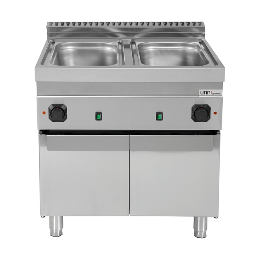 Bain Marie 700 E70B20K elektrisch, 2 Becken für GN 1/1, 2x1,5 kW