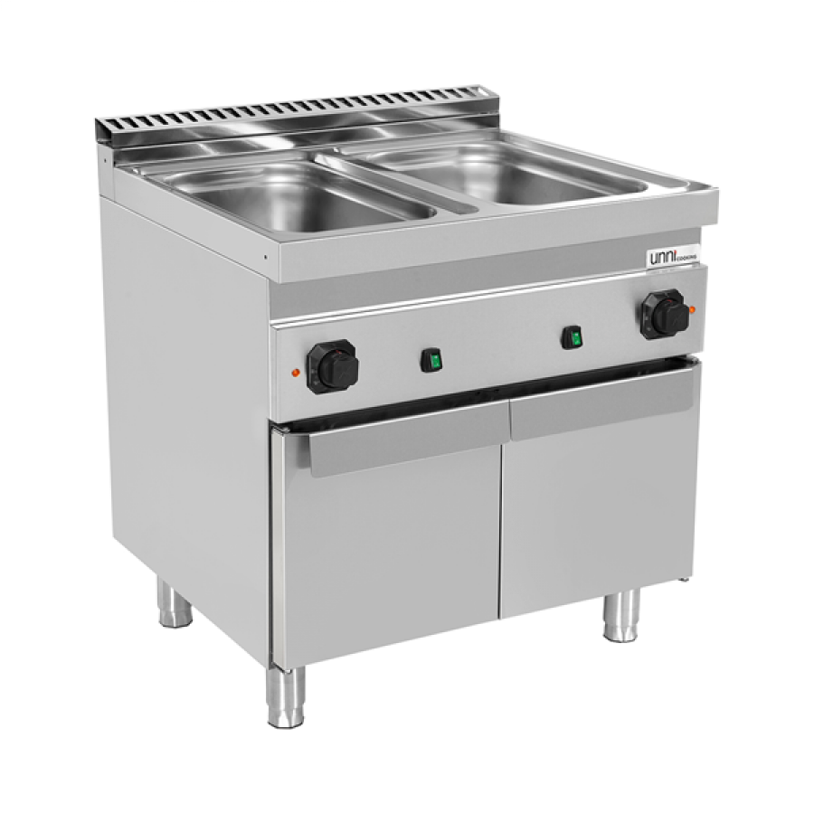 Bain Marie 700 E70B20K elektrisch, 2 Becken für GN 1/1, 2x1,5 kW
