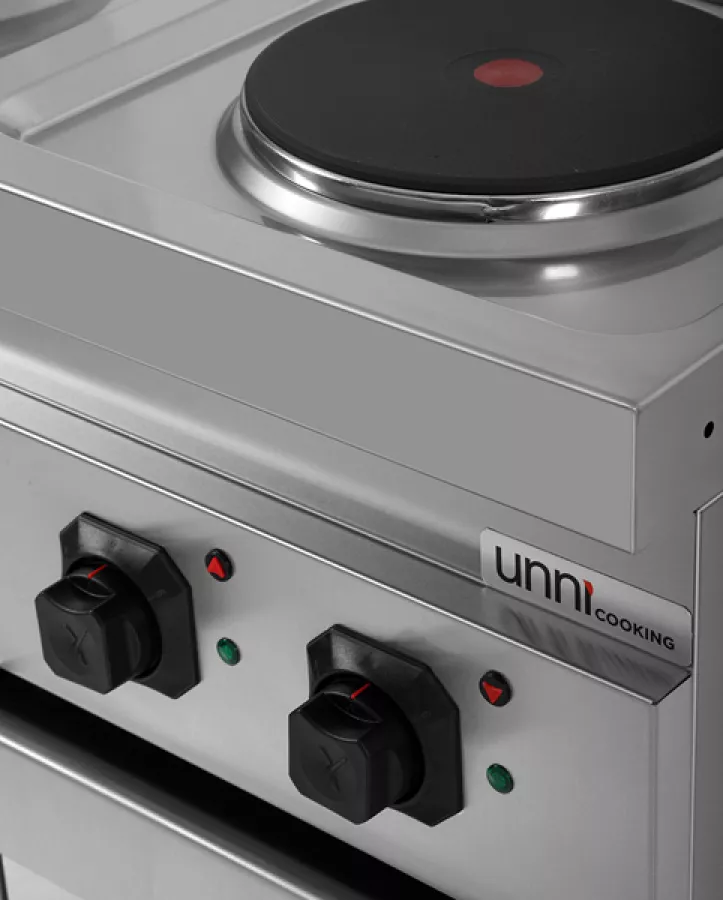 Elektroherd Ranges 700 2 Türen 2x2,6 kW 400V 220mm