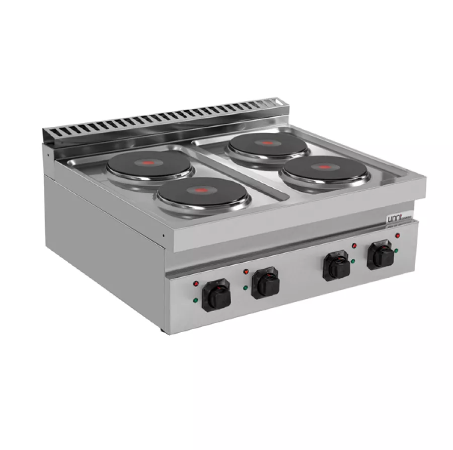 Elektroherd 700 Serie 4 Kochstellen Edelstahl 10,4 kW