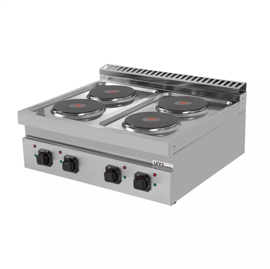 Elektroherd 700 Serie 4 Kochstellen Edelstahl 10,4 kW