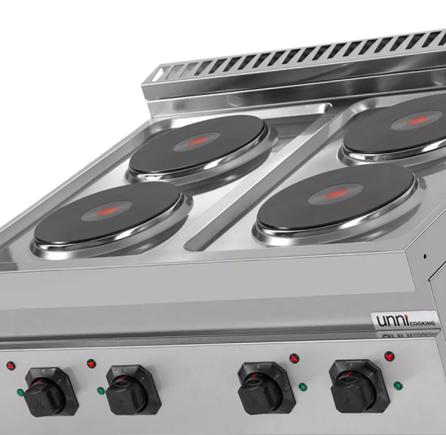 Elektroherd 700 Serie 4 Kochstellen Edelstahl 10,4 kW