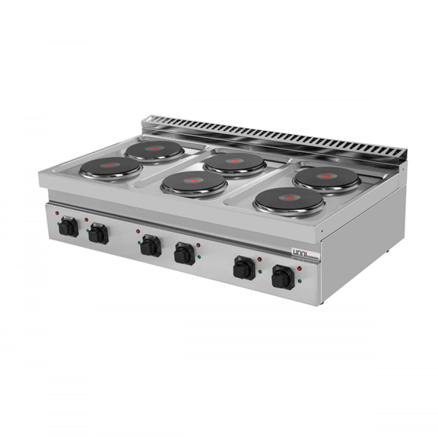 Elektroherd Ranges 700 E70C30B 6 Kochplatten 400V 1200mm