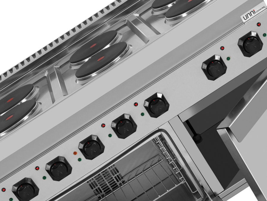 Elektroherd 700 Serie E70FEO30-K 6 Kochstellen mit Elektro-Ofen