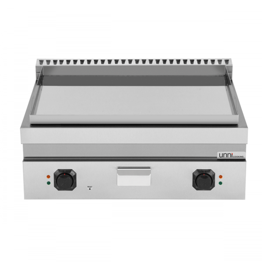 Elektrische Grillplatte Serie 700 E70GP20B+C 2 Heizzonen Chrom