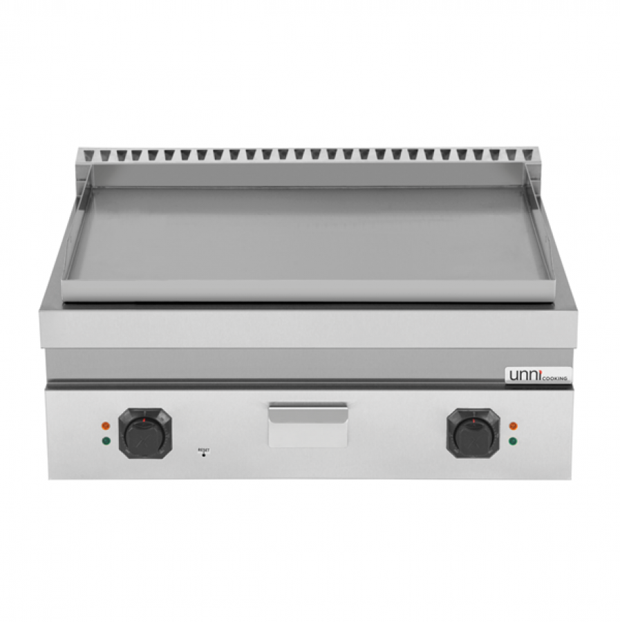 Elektro-Grillplatte E70GP20B+S glatt, 2 Heizzonen, 9 kW, 740x565 mm