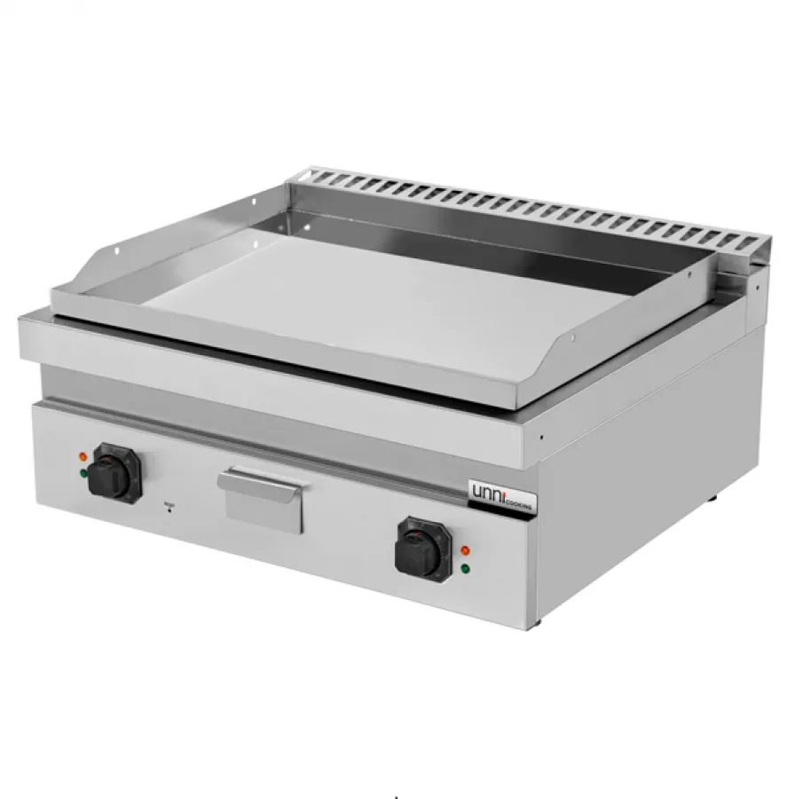 Elektrische Grillplatte Serie 700 E70GP20B+C 2 Heizzonen Chrom