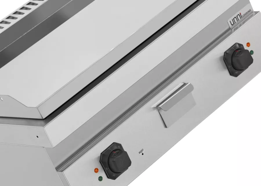 Elektrische Grillplatte Serie 700 E70GP20B+C 2 Heizzonen Chrom