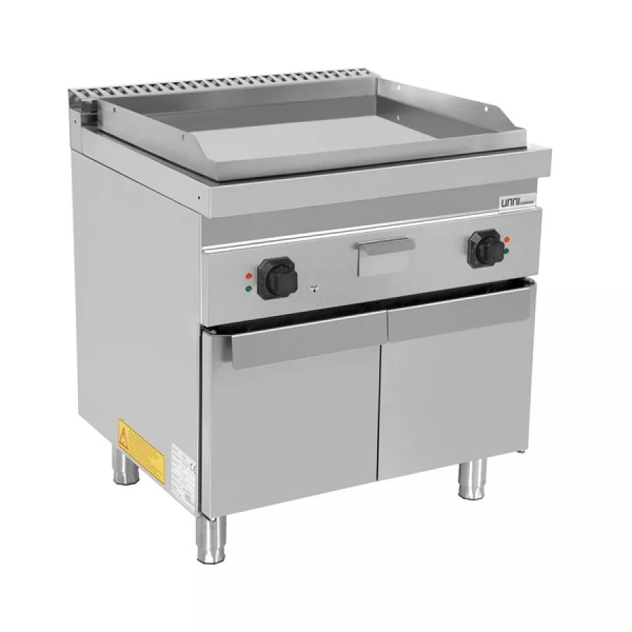 Elektro-Grillplatte Serie 700 Chrom 2 Heizzonen Edelstahl 9 kW