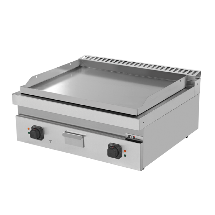 Elektro-Grillplatte E70GP20B+S glatt, 2 Heizzonen, 9 kW, 740x565 mm