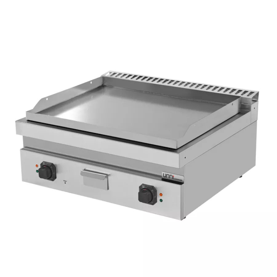 Elektro-Grillplatte E70GP20B+S glatt, 2 Heizzonen, 9 kW, 740x565 mm