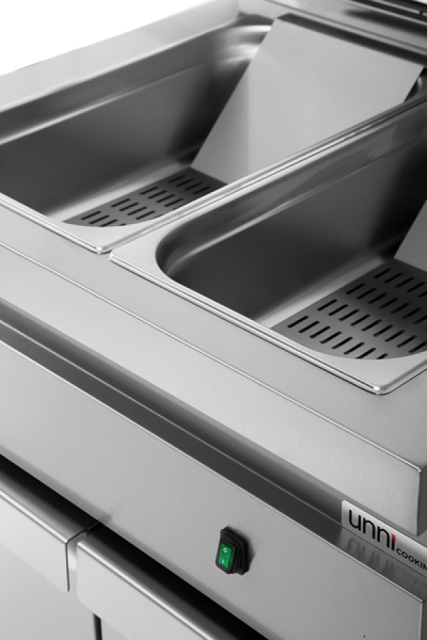 Chips Warmhaltegerät 700 E70PD20-K Keramik-Infrarot 2 kW 1/1 GN