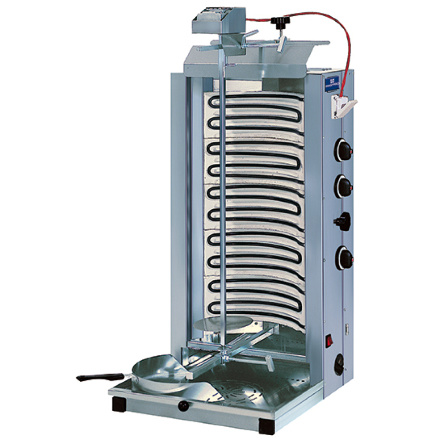Elektrische dönergrill met 3 verwarmingszones | 70 kg