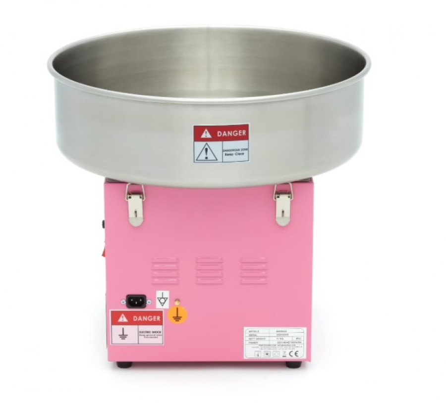 Gastro suikerspinmachine - Ø 52cm - Roze