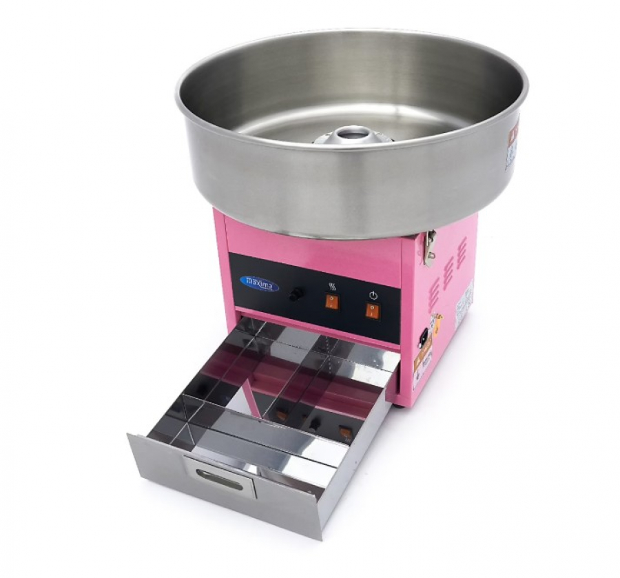 Gastro suikerspinmachine - Ø 52cm - Roze