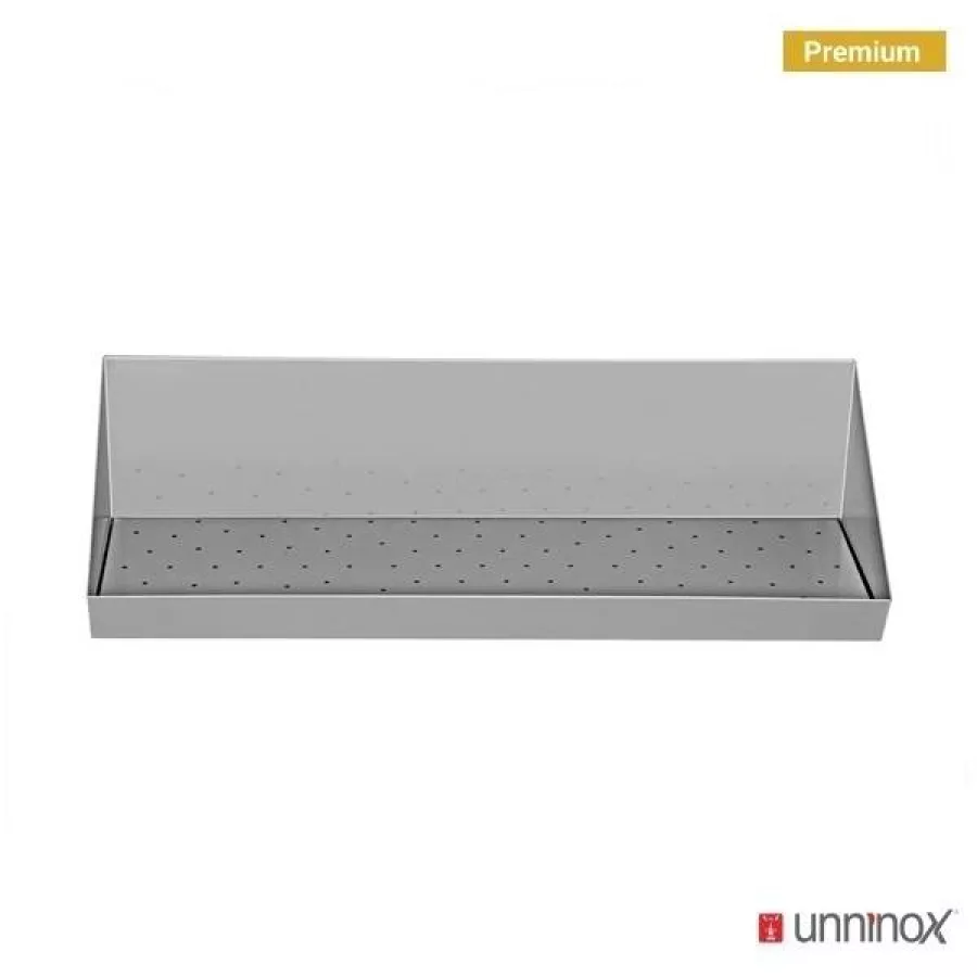 Spänewanne Edelstahl 150x30x20cm mit Sieb für Gastronomie