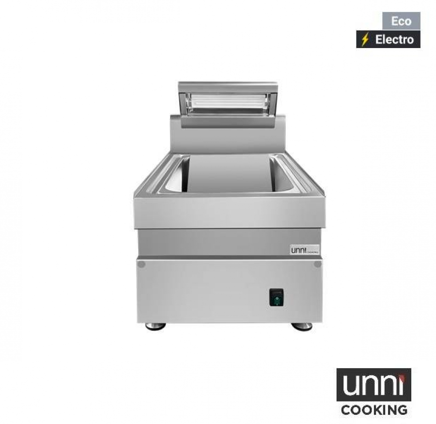 Pommeswärmer UnniCooking Edelstahl 0,75 kW Infrarot-Heizung 400mm