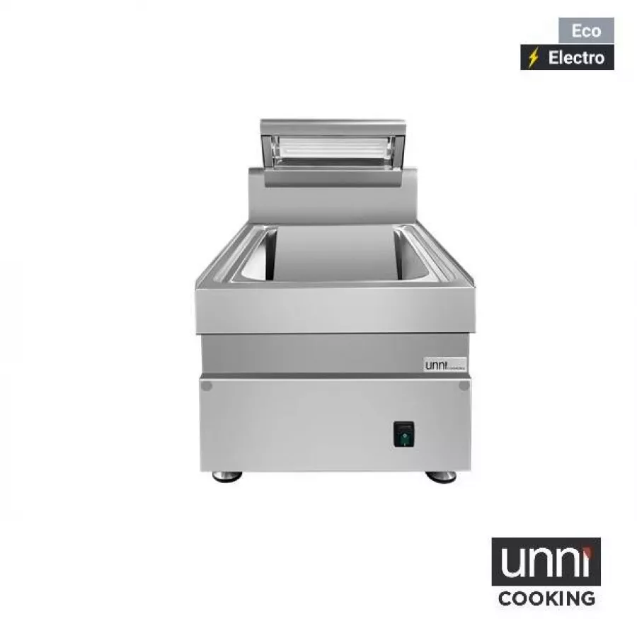 Pommeswärmer UnniCooking Edelstahl 0,75 kW Infrarot-Heizung 400mm