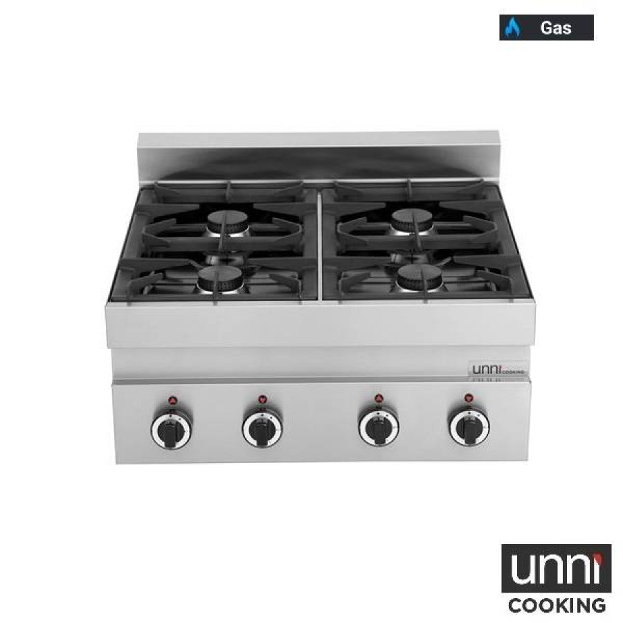 Gasfornuis 650Line – 6,5 kW dubbele brander, verticale vlam