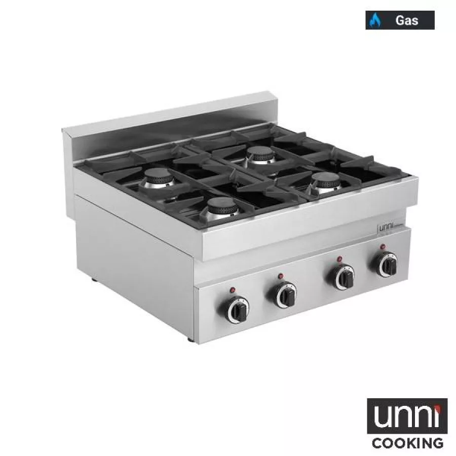 Gaskochfeld 650Line – 6,5 kW Doppelbrenner, vertikale Flamme