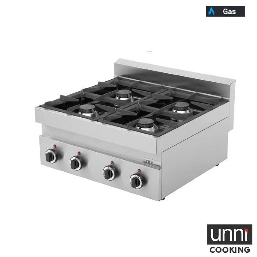 Gasfornuis 650Line – 6,5 kW dubbele brander, verticale vlam