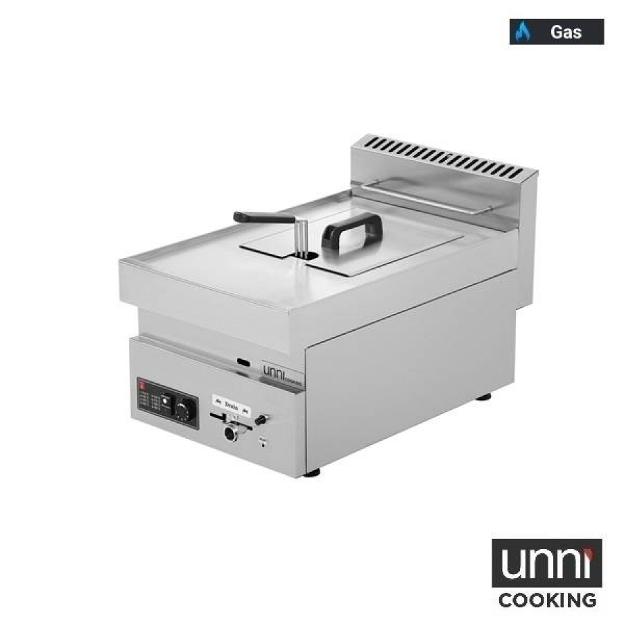 Gasfritteuse 650 LINE 8L Edelstahl 7,0 kW Profi Gastronomie