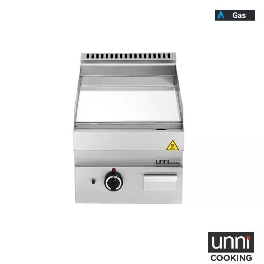 Gas-Bratplatte 650 SERIES Chrom Edelstahl Profiküche