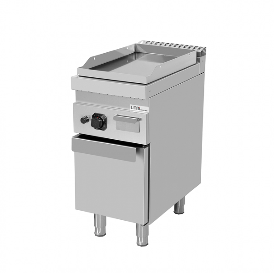 Gas-Grillplatte G70GP10+S-K glatt, Piezo-Zündung, kompakt