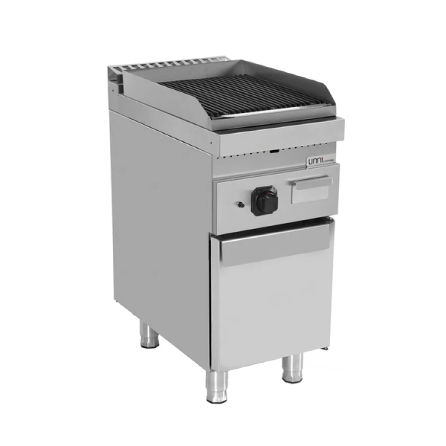 Lavasteingrill – 9kW, Edelstahlbrenner