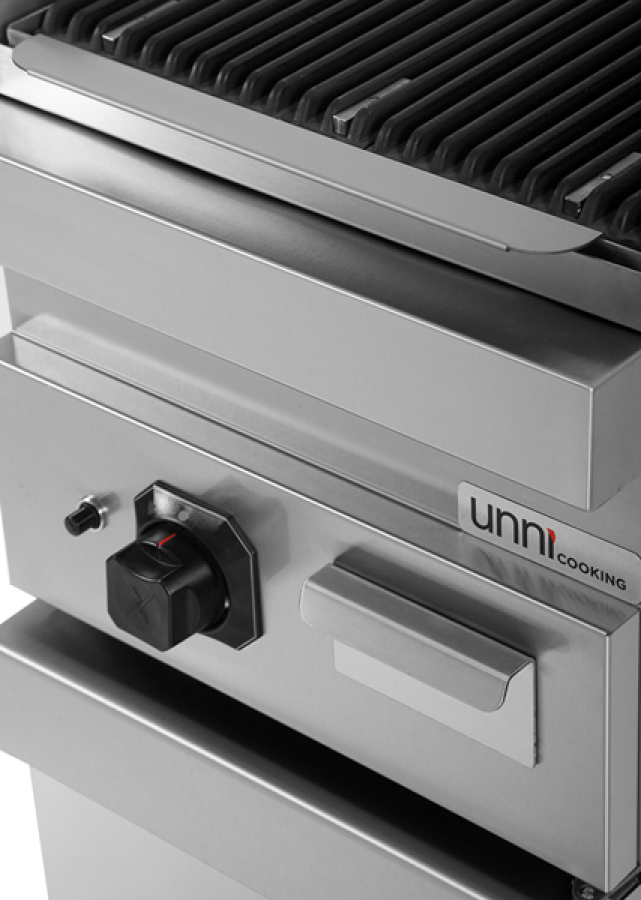 Lavasteingrill G70GP10-K – 9kW, Edelstahlbrenner, Profi-Gerät