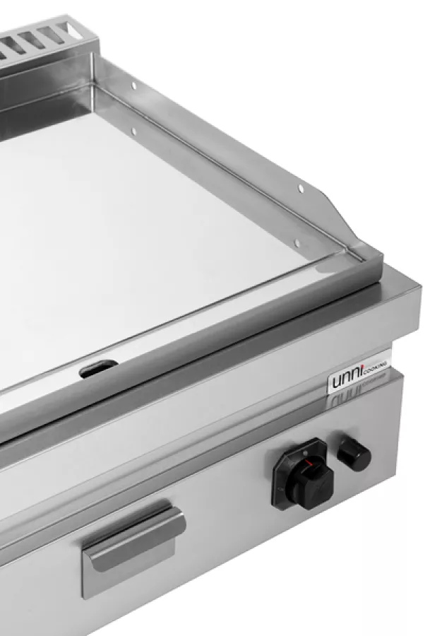 Gas-Grillplatte verchromt kompakt leistungsstark