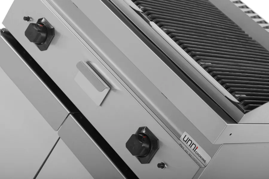Lavasteingrill UnniCooking 700 LINE G70GP20-K 18kW Edelstahl Profi