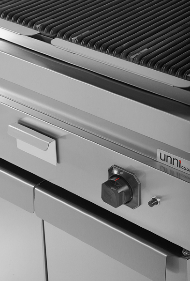 Lavasteingrill UnniCooking 700 LINE G70GP20-K 18kW Edelstahl Profi