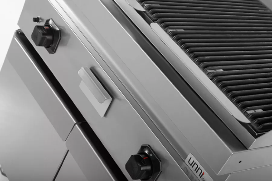 Lavasteingrill UnniCooking 700 LINE G70GP20-K 18kW Edelstahl Profi