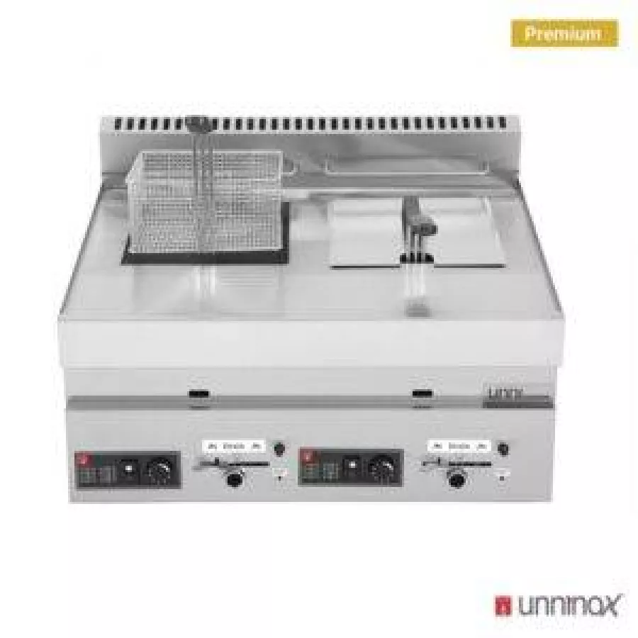 Gas Fritteuse 650 LINE 2x8L Edelstahl