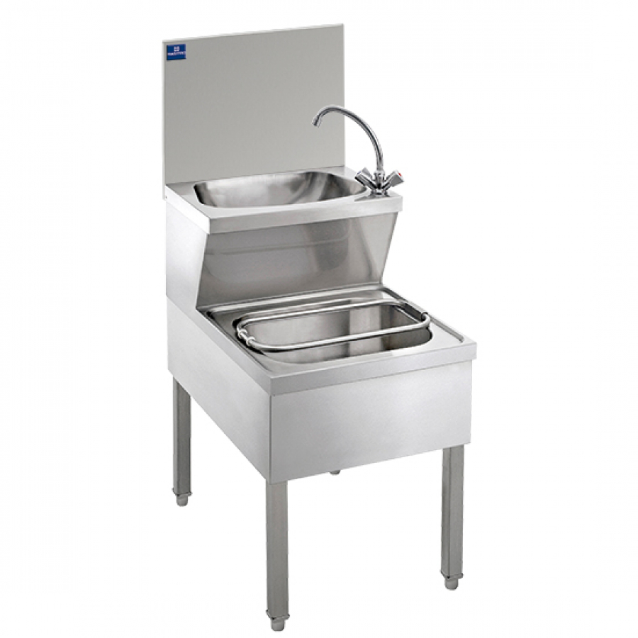 Handwaschbecken Ausgusskombination 500x700
