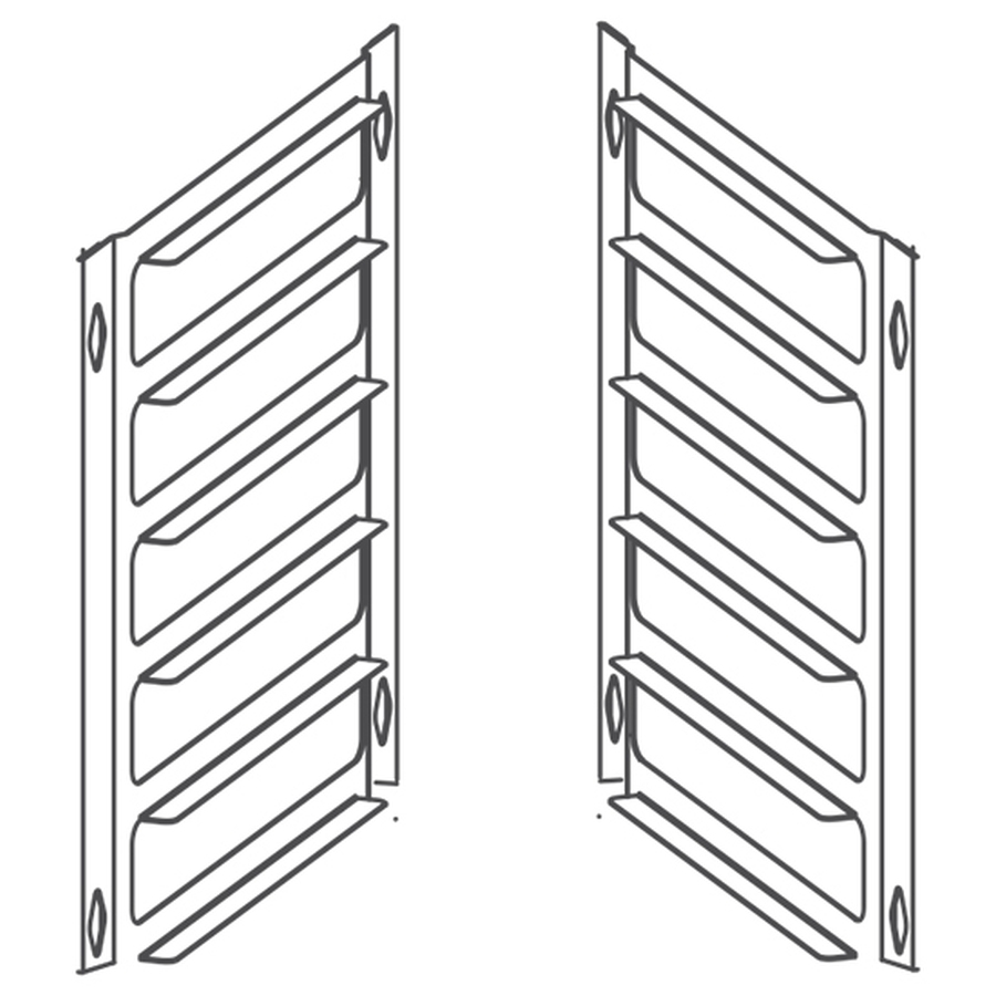 Umrüstkit von 20x GN 1/1 auf 16x 600x400 mm