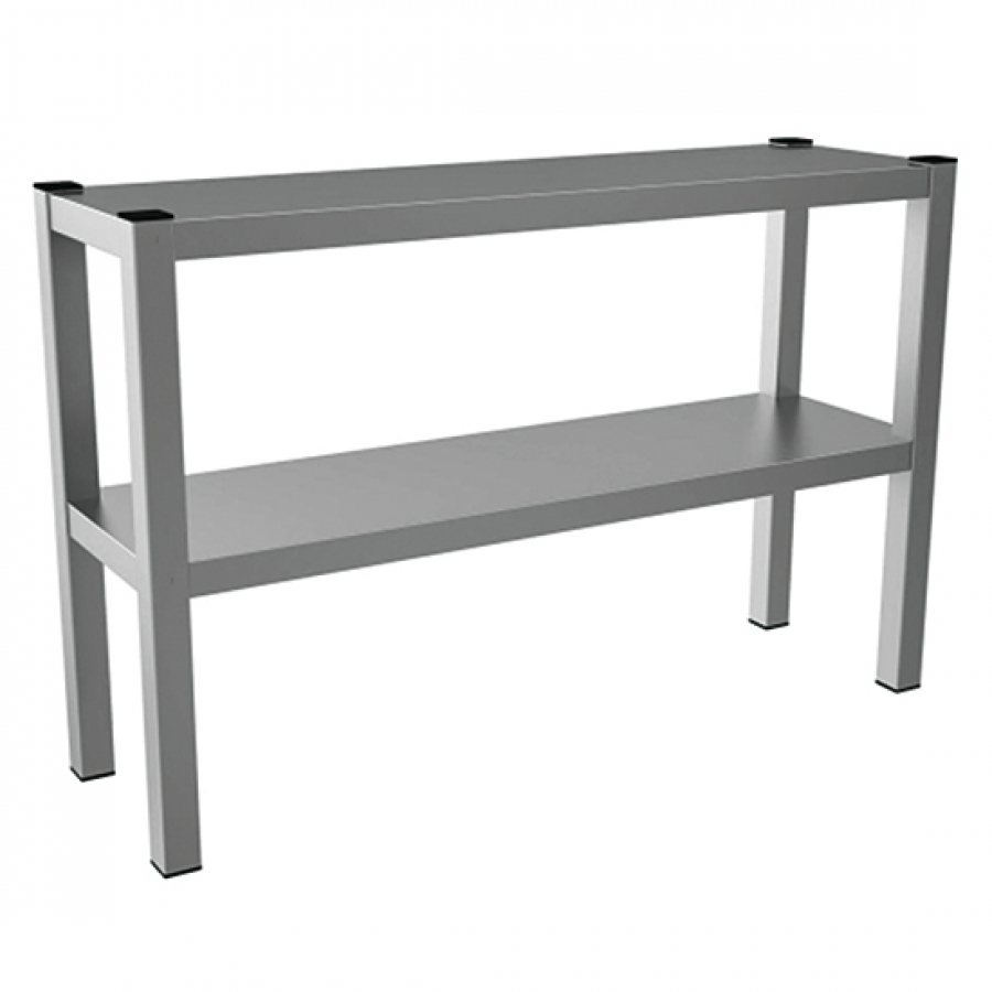 Ausgabeaufsatz 2-etagig seitlich offen 1200x300 mm - Gastrohot